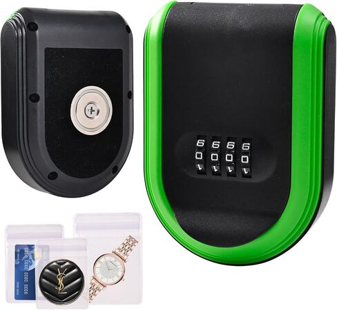 Magnetic Key Box for Under Car with Combination Lock Hidden Key Holder for Outside with Magnet for Storage Spare Key Outdoor Keychain Lock Box (1, Orange) in Saudi Arabia
