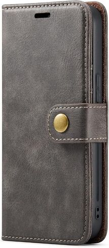 Asuwish Phone Case for iPhone 14 Pro Max 6.7 inch Wallet Magnetic Detachable Cell Cover with Tempered Glass Screen Protector Card Holder iPhone14promax 5G i Phone14Max Plus iPhone14 ProMax Girls Gray in Kuwait