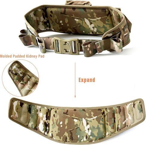 MT Military Molle II Rucksack Frame with Multicam Percer Belt-Frame Tan Date Frame for Army Barge Clar in Kuwait