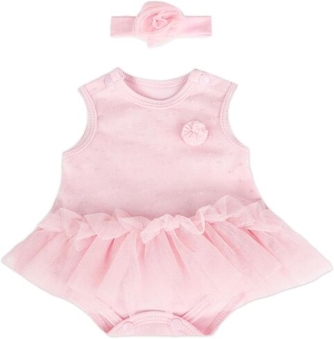 WOOROY 4Pcs Reborn Baby Doll Clothes - 16-20 inch Pink Butterfly Baby Doll Clothes, Perfect for Lifelike Reborn Baby Girls in Saudi Arabia