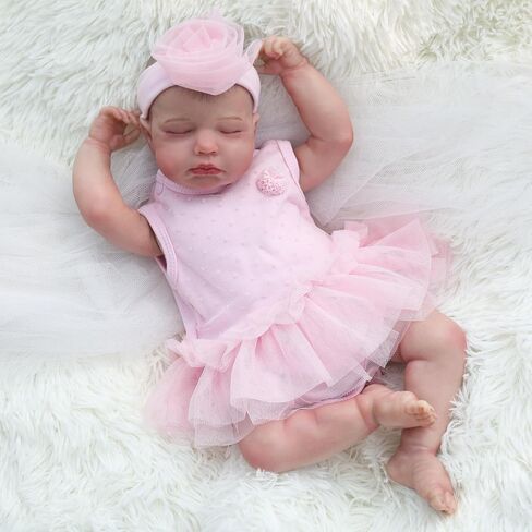 WOOROY 4Pcs Reborn Baby Doll Clothes - 16-20 inch Pink Butterfly Baby Doll Clothes, Perfect for Lifelike Reborn Baby Girls in Saudi Arabia