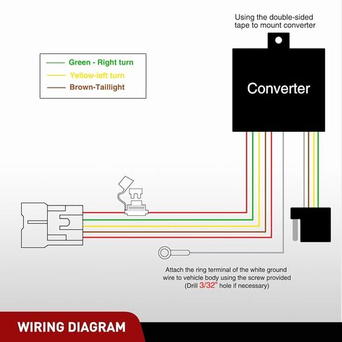 Nilight 4 Pin Trailer Wiring Harness Kit 56161 Vehicle Standard 4 Way Connector Custom for 2005 2006 2007 2008 2009 2010 Honda Odyssey Simple Fit Tow Hitch Harness in Kuwait