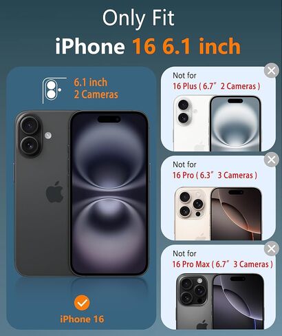 fntcase for iPhone 16e Phone Case: for iPhone 16E Case 2025 Magnetic Matte Silecone Silicone Groofroof Grading Grade STROME Protect Cover | صدع واقٍ مضاد للانزلاق in Kuwait