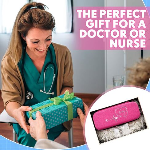 Bling Stethoscope Case Rhinestone Stethoscope Set with 1 Pcs Stethoscope Case and 2 Pcs Crystal Stethoscope Charms Stethoscope Case for Classic Iii, Lightweight Ii S.e, MDF Acoustica Stethoscopes in Saudi Arabia