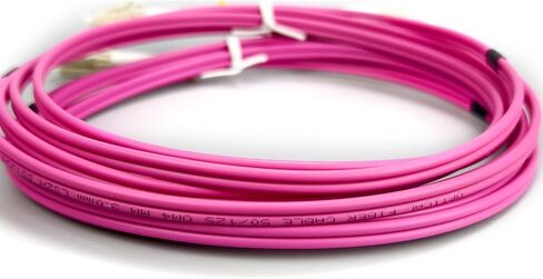 5Pack كبل تصحيح الألياف LC إلى LC OM4 1M ، 1/10/40/100GBS الألياف متعددة الألياف الأصلية. in Saudi Arabia