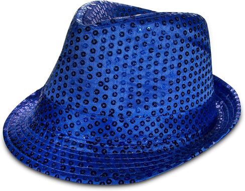 Fun Central - Green Sequin Fedora for Men and Woman | St. Patrick’s Day Party Supplies Party Hats Cosplay Fedora Hats Raves in Kuwait