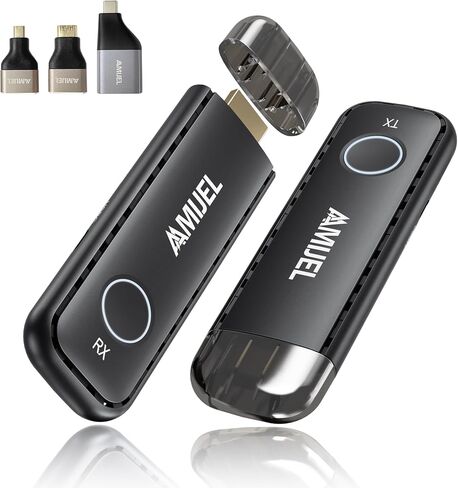 𝟐𝟎𝟐𝟓 𝐔𝐩𝐠𝐫𝐚𝐝𝐞 𝐔𝐩𝐠𝐫𝐚𝐝𝐞 اللاسلكي اللاسلكي HDMI ، والمكونات ، والتوصيل والتشغيل مع 3 محولات HDMI ، و 98 قدم/5 جيجا هرتز HDMI لاسلكي للمراقبة ، HDTV ، البث الفيديو/الصوت ، الكاميرات ، كمبيوتر محمول ، Projetor in Kuwait