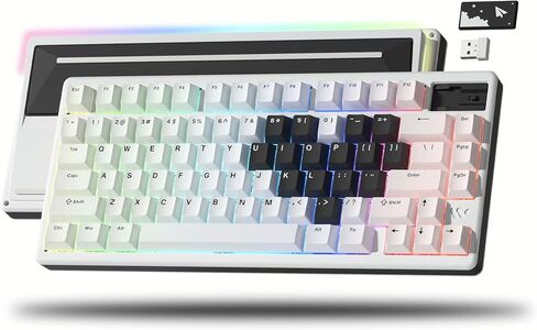 Womier 75% Wireless Mechanical Gaming Keyboard with Knob & Display in Kuwait