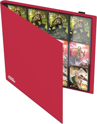 Ultimate Guard Flexxfolio Xenoskin | Trading Card Binder with 9 Side-Loading Pockets per Page | Up to 360 Cards | Green, Sturdy Card Collection Album designed for Double-Sleeved TCG Cards in Kuwait