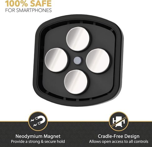 SCOSCHE MM2WDSR-2PKXC0 MagicMount PRO Universal Magnetic Phone/GPS Cuption Cup for the Car أو Home أو Office ، Pack of 2 in Kuwait