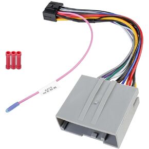 16PIN-24PIN Stereo Wiring Harness Compatible with Ford Expedition Escape Explorer F-150 F-250 F-350 Mustang Lincoln Town Mercury Grand Marquis Android Radio Wire Harness Adapter Kit