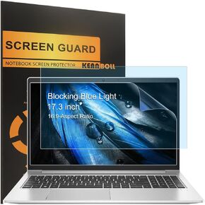 KEANBOLL 2-Pack 17.3" Blue Light Blocking & Anti-Glare Screen Protector | Universal Fit for HP, Dell, Asus, Samsung, Lenovo, Acer Chromebooks & 16:9 Laptops (Eye Comfort +Anti Glare)