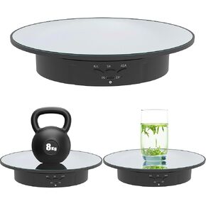 قرص كهربائي ، قاعدة دوارة قابلة للتعديل 360 درجة للتصوير الفوتوغرافي ، المجوهرات ، النماذج ثلاثية الأبعاد ، ساعة ، مصدر طاقة USB ، القرص الدوار الآلي/7.8 بوصة/تحميل 17 رطل in Kuwait