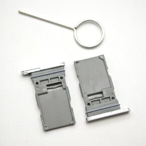2 Pieces Pink Gold Single SIM Tray Replacement for Samsung Galaxy S22 5G SM-S901B with SIM Eject Tool
