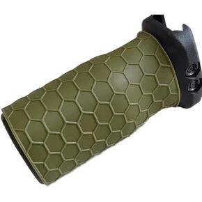 Universal Tactical Rubber Rifle Grip Sleeve Ergonomic Non Slip Hex Grip Glove Durable Handle