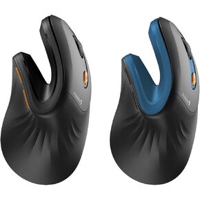 ProtoArc Bluetooth Ergonomic Vertical Mouse + Rechargeable Wireless Ergo Mouse Blue