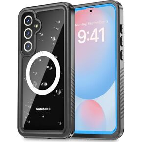 Oterkin for Samsung Galaxy S21 Waterproof Case with Built-in Screen Protector Dustproof Shockproof 360 Full Body Underwater Case for Samsung S21 5G 6.2inch (2021) Black
