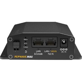 Peplink MAX BR1 Mini LTE (CAT-4) | Home Businesses and Outdoor Activities 4G LTE Router | Reliable Hotspot | Redundant SIM Slot | Embedded LTE Modem | MAX-BR1-MINI-LTE-US-T (Renewed)