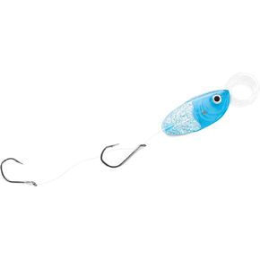 Luhr-Jensen Cut Bait Head with Rigging Fish Candy UV Blue, one Size