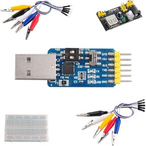 Nextion CP2102 USB إلى TTL Serial Adapter + 400 وحدة تزويد الطاقة لوحية لوح الخبز