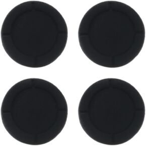 LBTODH 4 PCS الإبهام قبضة الغلاف الغطاء الرمادي التناظرية التناظرية غطاء الرأس السيليكون إصلاح قطع الغيار لجويتيك وحدة التحكم في اللعبة