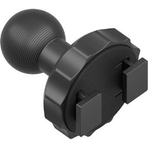 Tackform 1 Prong (1T) Single-T Monitor Holder with 20mm Ball | Tightening Ring with Rubber Cushion - No Tools Required | 6061-T6 CNC Billet Aluminum | NOT Compatible with 1" / B Sized Systems