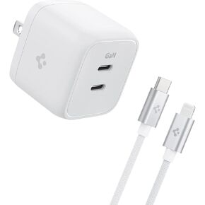 35W 2 Ports USB C Wall Charger + USB C to Lightning Cable 6.6ft