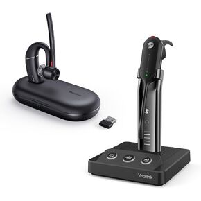 Yealink BH71 Pro Bluetooth Headset & WH63 UC DECT Wireless Headset,Work for Computer, Laptops,Desk Phones