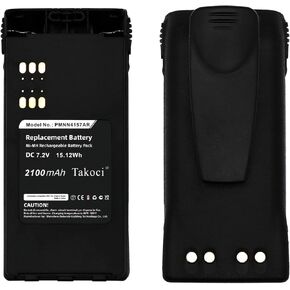 Ni-MH استبدال بطارية الراديو في اتجاهين مع مقطع الحزام ، من أجل Mo'to'rola HT750 HT1225 HT1250 GP320 GP328 GP338 GP328 PR860 ، يناسب الجزء رقم HNN9008A HNN9008 HNN9009 HNNN9009A HNNN9013A ، 7.4V