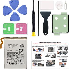 New Upgraded Battery for Galaxy Z Flip 3, EB-BF711ABY Replacement Battery Compatible with Samsung Galaxy Z Flip 3, with Repair Tools & Instruction