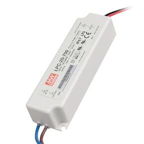 LPC-20-700 700mA 9-30V 20W Single Output Switching Power Supply, IP67 Waterproof, High Efficiency, Compact Design, Exceptional Reliability, for LED Lighting, Industrial Automation