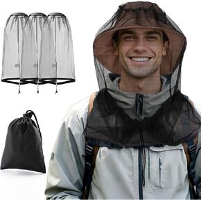 Mosquito Net, Protects Face and Neck from Mosquito Bites for Bug Net, Camping, Fishing, Gardening, Apiculturist, Outdoor Enthusiasts Men and Women Mosquito Netting
