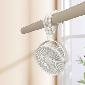 Tripod Fan Usb Rechargeable Long Life Desktop Outdoor Portable Octopus Stand Small Cooling Fan a punka Desktop Fans(White)