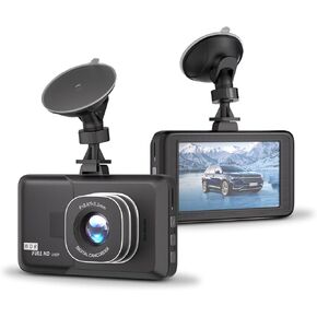 3-inch 1080P HD car Dash cam, 24-Hour Recording, 170° Wide Angle, Night Vision, Video Motion Detection