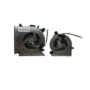 New Genuine CPU+GPU Cooling Fan Replacement for MSI GF65 GF65 Thin PABD08008SH N413, PAAD06015SL N433 Dual Fans