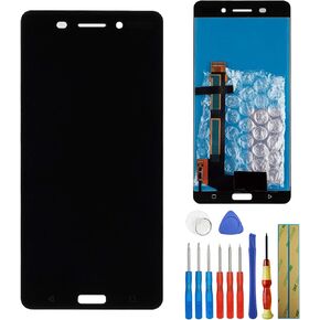 LCD Replacement Compatible with Nokia 6 2017 N6 TA-1000 TA-1003 TA-1021 TA-1025 TA-1033 TA-1039 LCD Touch Screen Digitizer Assembly