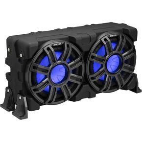 Kicker 51MWLE104 - MWE 10-Inch Loaded Premium Marine Sub Encl w/Passive Radiator 4ohm