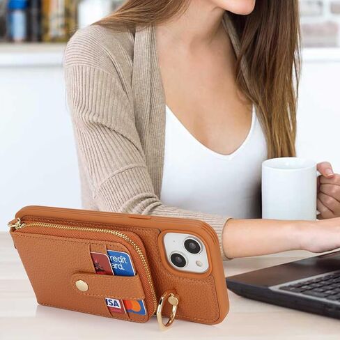 للحصول على قضية iPhone 15 Plus مع حامل البطاقة للنساء ، للحصول على iPhone 14 Plus Crsosbody Case مع حبل الحبل ، و 15 Plus Wallet ، وحالة الهاتف الدائرية Stands مع Coin Pocket-White in Kuwait