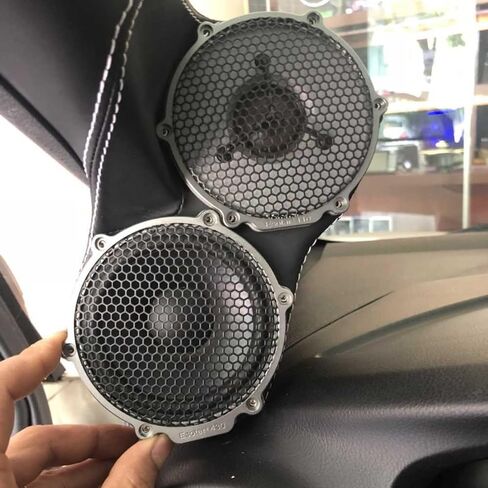 غطاء شواية مكبرات صوت 2 عبوة لـ Dynaudio Esotar-430-حماية مكبر الصوت المتوسطة الممتازة ، وتصميم شبكات متينة ، وتثبيت سهلة ، لجودة الصوت والجمال المحسّن in Saudi Arabia