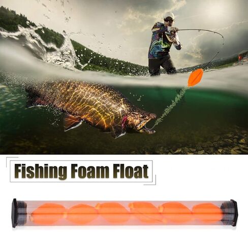 Haofy Fly Fishing Football Bite, Strike Indicators Fly Fishing, 6Pcs Set 2Colors Fly Fishing Buoy Bobbers Foam Float Strike Indicator Fishing Tackle in Kuwait