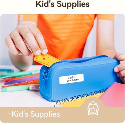 NIIMBOT D11 Luminous Label Maker Tape 3 Rolls Adhesive Label Paper 0.51" X 1.38" (13 X 35mm) 90 Labels/Roll, Compatible for NIIMBOT D11 D110 Label Printer, 3-Roll in Kuwait