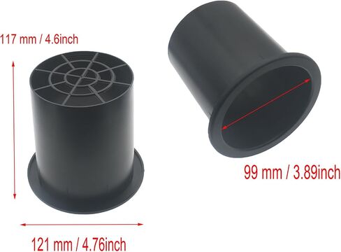 4pcs Speaker Cabinet Port Tubes 121x117mm Speaker Port Tube Subwoofer Bass Box Vent Woofer for Speaker Cabinet Portable Speaker Home Speaker or Car Speaker in Saudi Arabia