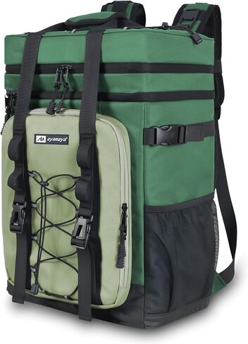 Backpack Cooler - AYAMAYA Upgrade Leakproof Cooler Backpack with Padded Top Handle, 40 Cans Large Waterproof Insulated Camping Coolers for Beach, Fishing, Picnic, Travel, BBQ in Saudi Arabia