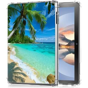 Clear Case for 7" All-New Kindle Paperwhite (12th Generation, 2024) and Kindle Colorsoft Signature Edition, Transparent TPU Silicone Protective Shell Shockproof Cover Case, Leopard Cow Print