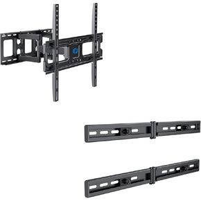 Pipishell Universal TV Wall Mount - Full Motion Articulating Swivel Extension Tilting Leveling for 16-24 inch Studs