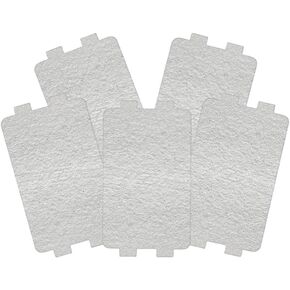 5Pcs 15cmX12cm Mica Sheet for Microwave Waveguide Replacement, Like Hair Dryers & Toasters. Heat Resistant, DIY Cuttable, Durable Protecting from Steam & Food Particles(120×150mm)