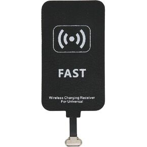 Charger Receiver,10W Charger Charging Receiver Patch Module Chip for All USB C Interface Mobile Phones, Leather Metal Material