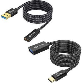 Phixero USB C أنثى إلى محول الذكور USB و USB C ذكر إلى محول أنثى USB