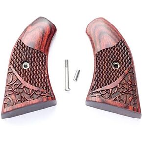 North American Arms NAA Engraved Rosewood Magnum Boot Grips (GBG-M-ENG)
