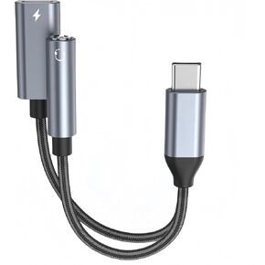 محول سماعة سماعة سماعات الرأس USB-C إلى 3.5 مم